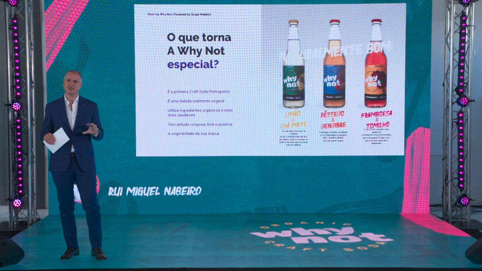 Lançamento soda Why Not - Grupo Nabeiro